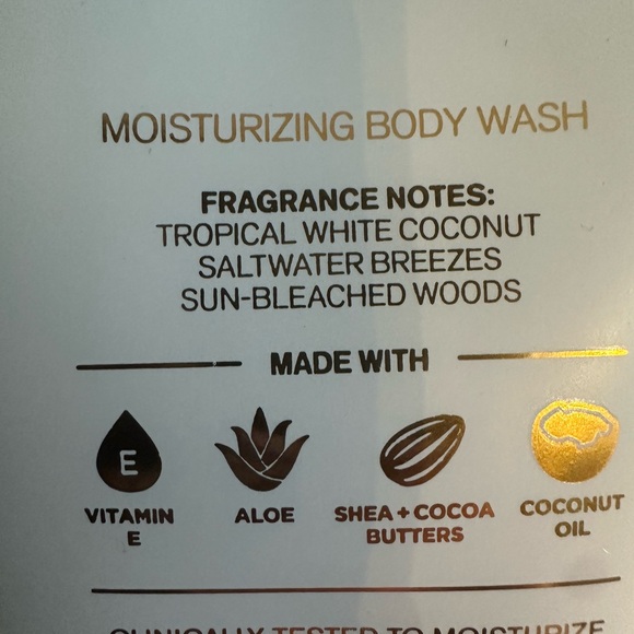 Bath & Body Works Waikiki Beach Coconut Suncare Set - Green and Gold - Picture 6 of 6